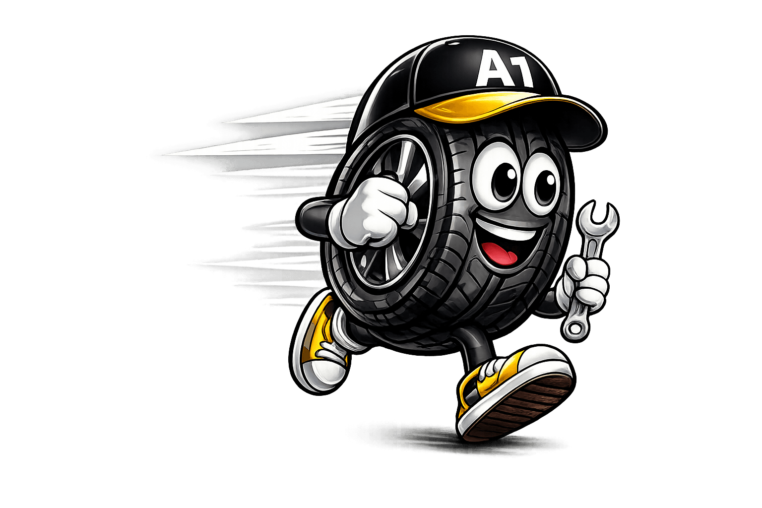 Speedy Tires A1 mascot